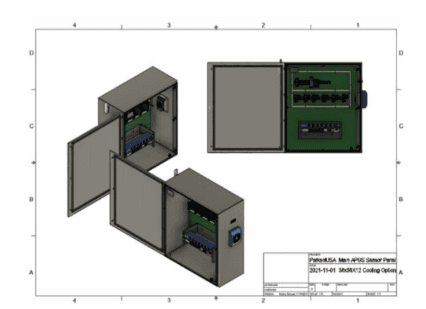 pod at different angles