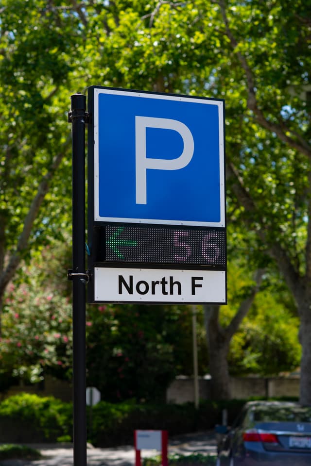 Outdoor Parking Sign